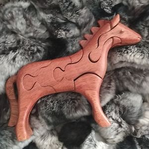 3 Dimensional Wooden Horse Puzzle ✨